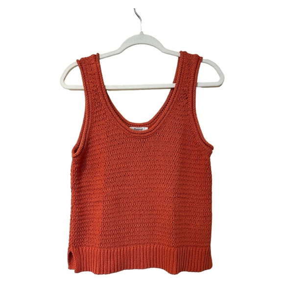 Madewell Fairview Sweater Tank in Rusted Clay NWOT (M) - Picture 3 of 11